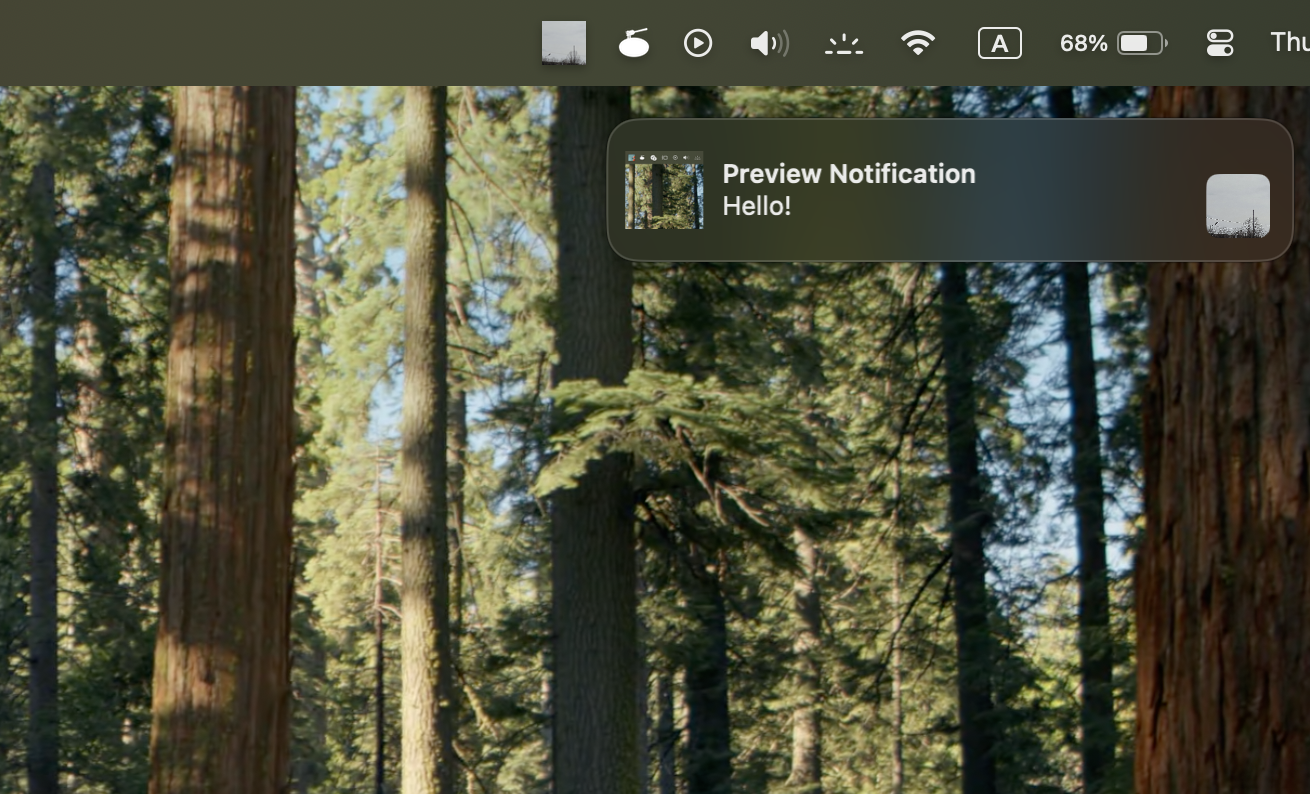 Notification Example