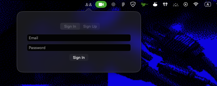 Login and Signup Screen